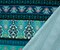 Teal-Black-Multi Poly Boho Print Liverpool Double Knit Fabric By the Yard